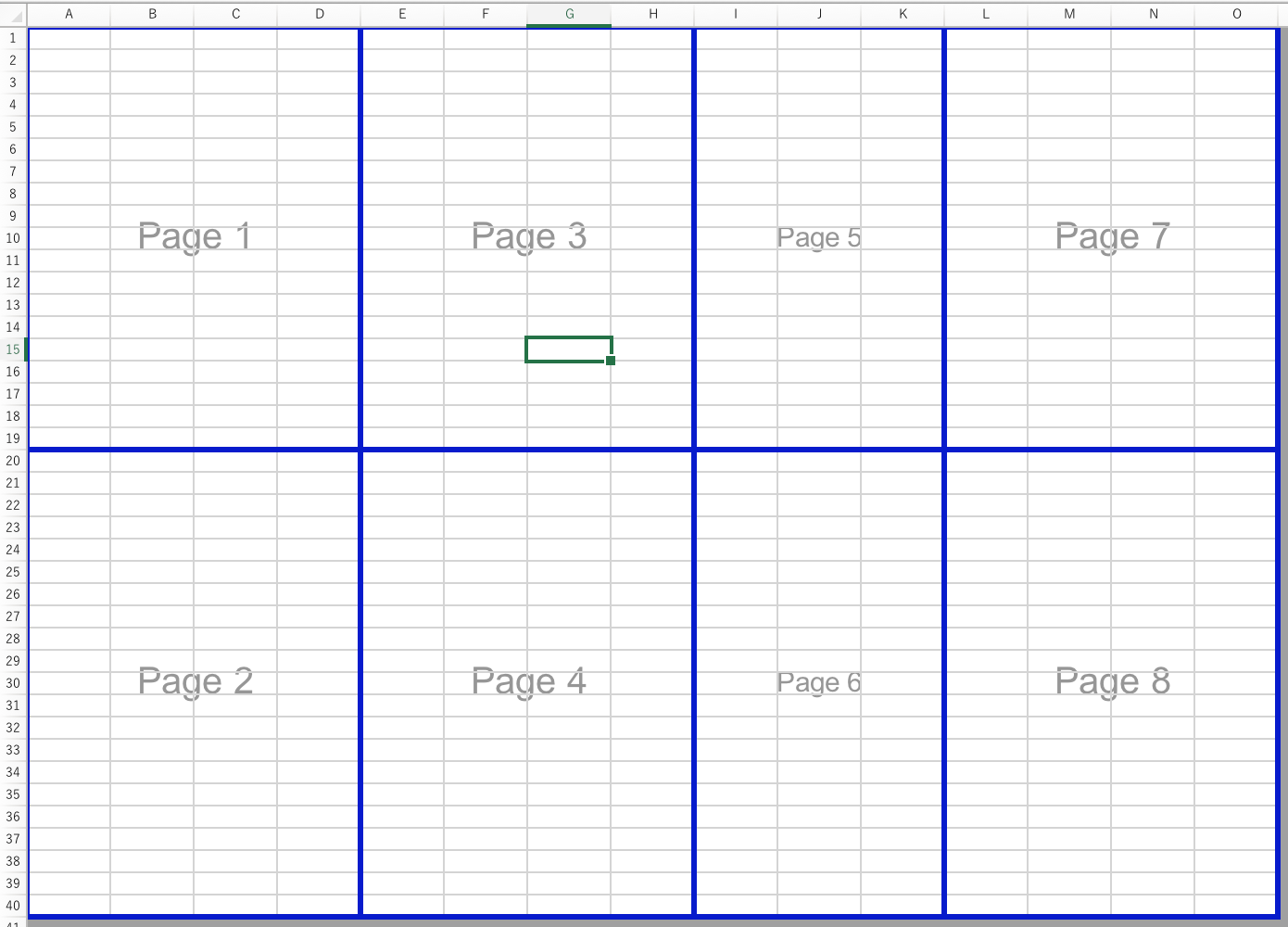page break view on excel for mac 2011